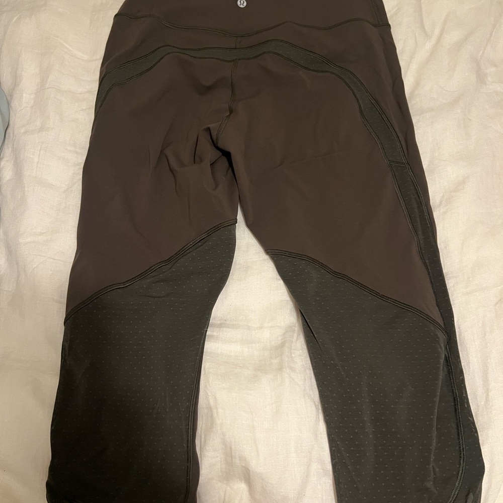 Lululemon Olive Athletic Leggings